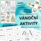 VÁNOCE - balíček třídnických aktivit, girlanda, losovátka, záložky, krabičky 10