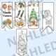 VÁNOCE - balíček třídnických aktivit, girlanda, losovátka, záložky, krabičky 8