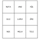 Slovní bingo 4