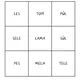 Slovní bingo 3