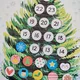 Adventní kalendář s vánočními baňkami (2 varianty) 7