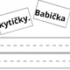 POŘADÍ SLOV VE VĚTĚ - PROMÍCHANÁ SLOVA  3