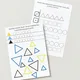 Geometrické tvary - autorské pracovní listy 8ks 2