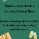 Vánoční česko-anglické kartičky 2