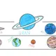 Sluneční soustava - rytmická hra, čelenky s planetami 3/3 5