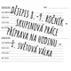 1. SVĚTOVÁ VÁLKA - skupinová práce 3