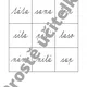 Přečti psací slova+bingo 3