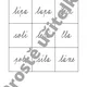 Přečti psací slova+bingo 4