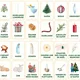 Noël - cartes illustrées | vánoční kartičky ve francouzštině 2