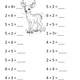 Početní příklady v oboru do 8 s omalovánkou 2
