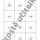 Přečti psací slova+bingo 5