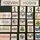 Rozvrh hodin se symboly pro prvňáčky - velký 6