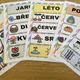 Rok, roční období, měsíce v roce - pásy 4
