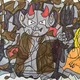 ČERTI -RELAXAČNÍ VÝTVARNÁ VÝCHOVA - SKRYTÁ TĚLA A TVÁŘE ČERTŮ- ŠIFROVANÉ OBRÁZKY 6