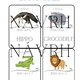 ZOO ANIMALS - flashcards, I have. Who has? - 2 varianty hry 4
