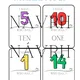 NUMBERS 1 to 20 - flashcards, I have. Who has? - 2 varianty hry 4
