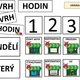 Housenka - rozvrh hodin, velký 3