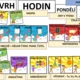 Superhrdinové - velký rozvrh hodin do třídy 2