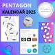 PENTAGON - kalendář 2025 2