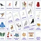 HIVER ET NEIGE - cartes illustrées en français | francouzské obrázkové kartičky 3