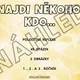 NAJDI NĚKOHO, KDO... pololetní reflexe (1., 2. a 3. ročník) 2
