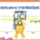Diplom k vysvědčení - 1. stupeň 3