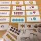Počet do 10 - obrázkové domino s textem 3