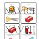 SCHOOL OBJECTS - flashcards, I have. Who has? - 2 varianty hry 2