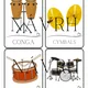 MUSICAL INSTRUMENTS - flashcards, I have. Who has? - 2 varianty hry 2