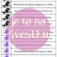 běhací DIKTÁT VE DVOJICÍCH nebo samostatně - velká / malá písmena 3