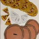 Koncovky podstatných jmen - rod střední; pizza 4