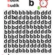 PROCVIČOVÁNÍ b d - 1. třída 2