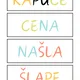 Slovní domino k hlásce C 2