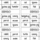 Pets - bingo 3