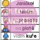 Podstatná jména - rod, číslo, pád - běhací hra 2