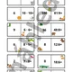 Matematické domino – Násobení a dělení do 100 beze zbytku 5