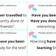 Speaking cards - Present perfect continuous (B1/B1+, SŠ) 2