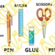 ŠKOLNÍ POMŮCKY - school supplies 3