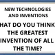 NEW TECHNOLOGIES AND INVENTIONS CONVERSATION CARDS 2