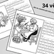 SLOVNÍ DRUHY - VELIKONOCE - ČTENÍ S POROZUMĚNÍM A VYBARVOVÁNÍ 2