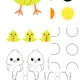 Kuřátka a barevné knoflíky  2