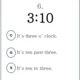 Telling the time - běhačka 3