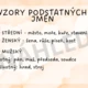 Podstatná jména - přehled 2