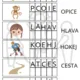 Rébusy pro prvňáčky (slova s H a C) 2