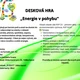 Desková hra - "Energie v pohybu" (Energetická gramotnost) 2