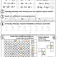 Závěrečná písemná práce z MATEMATIKY - 2. ročník - ARITMETIKA 2