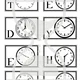 Telling the time - scavenger hunt - běhačka 3