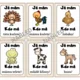 HRÁTKY SE ZVÍŘÁTKY - zvířecí rodiny, zvířata na statku 2