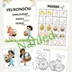 Velikonoční pexeso, puzzle a omalovánky 2