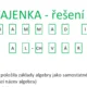 BĚHACÍ KVÍZ s tajenkou – úprava výrazů (sčítání, odčítání, násobení, dělení, vytýkání, mocnina) 2